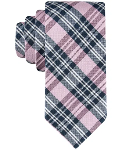 Tommy Hilfiger Men's Belmont Plaid Tie In Pink