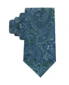 Tommy Hilfiger Men's Benson Paisley Printed Tie In Blue