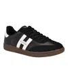 Tommy Hilfiger Men's Berge T-toe Casual Sneakers In Black,white Multi