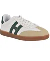 Tommy Hilfiger Men's Berge T-toe Casual Sneakers In Light Natural,hunter Green Multi