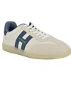 Tommy Hilfiger Men's Berge T-toe Casual Sneakers In White,teal Multi