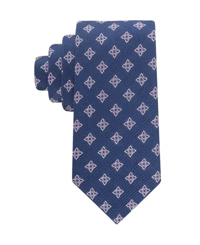 Tommy Hilfiger Men's Berkshire Medallion Tie In Blue