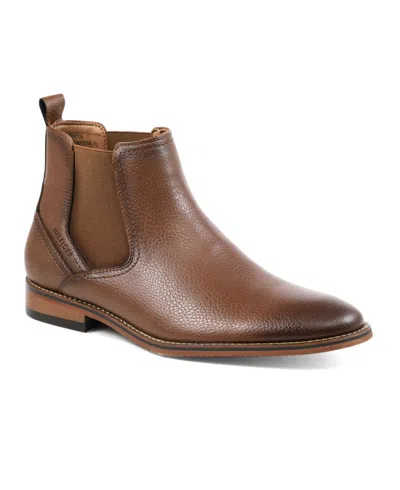 Tommy Hilfiger Men's Berton Low Shaft Chelsea Boots In Cognac