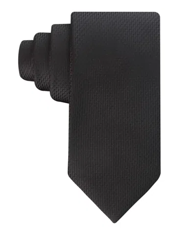 Tommy Hilfiger Men's Bev Textured Paisley Classic Tie In Black