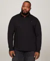 Tommy Hilfiger Men's Big & Tall 1985 Long Sleeve Polo Shirt In Blue