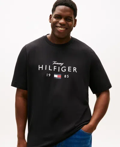 Tommy Hilfiger Men's Big & Tall Classic-fit T-shirt In Black