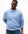 Tommy Hilfiger Men's Big And Tall Crewneck Sweater In Blue