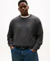 Tommy Hilfiger Men's Big And Tall Crewneck Sweater In Gray