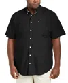 Tommy Hilfiger Men's Big & Tall Maxwell Short-sleeve Button-down Shirt