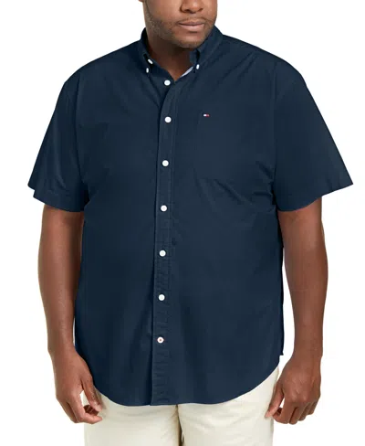 Tommy Hilfiger Men's Big & Tall Maxwell Short-sleeve Button-down Shirt