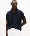 Tommy Hilfiger Men's Big & Tall Placket Interest Classic-fit Polo Shirt In Desert Sky