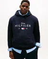 Tommy Hilfiger Men's Big & Tall Regular-fit Hooded Sweatshirt In Blue