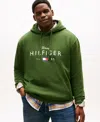 Tommy Hilfiger Men's Big & Tall Regular-fit Hooded Sweatshirt In Green