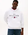 Tommy Hilfiger Men's Big & Tall Regular-fit Hooded Sweatshirt In White