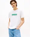 Tommy Hilfiger Men's Big & Tall Short Sleeve Color To Color Graphic T-shirt In White