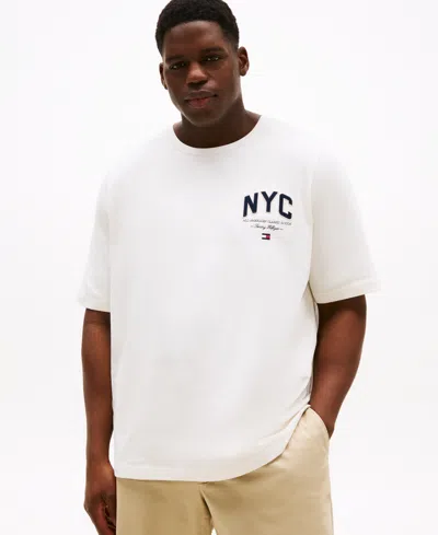 Tommy Hilfiger Nyc Script T-shirt In White