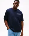 Tommy Hilfiger Dark Blue T-shirt With Print. In Blue