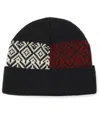 Tommy Hilfiger Men's Bird's Eye Fair Isle Cuff Hat In Brown