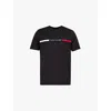 Tommy Hilfiger Tommy Ribbed Inset Logo T In Black