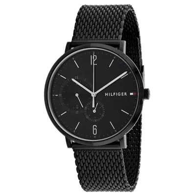 TOMMY HILFIGER MEN'S BLACK DIAL WATCH
