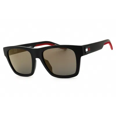 Tommy Hilfiger Men's Black Rectangular Sunglasses Th1975ns