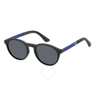 Tommy Hilfiger Men's Black Round Sunglasses Th1476s0d5151