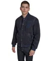 Tommy Hilfiger Men's Bomber With Patches Jacket In Blue