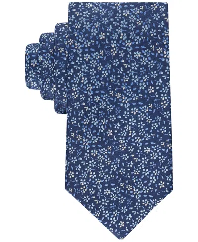 Tommy Hilfiger Men Botanical Ties In Blue