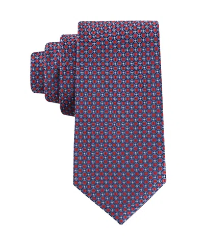 Tommy Hilfiger Men's Branson Geometric Tie In Purple