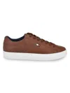 Tommy Hilfiger Men's Brecon Logo Low Top Sneakers In Brown