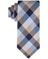 Tommy Hilfiger Men's Buffalo Plaid Tartan Tie In Taupe