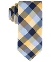 Tommy Hilfiger Men's Buffalo Plaid Tartan Tie In Yellow