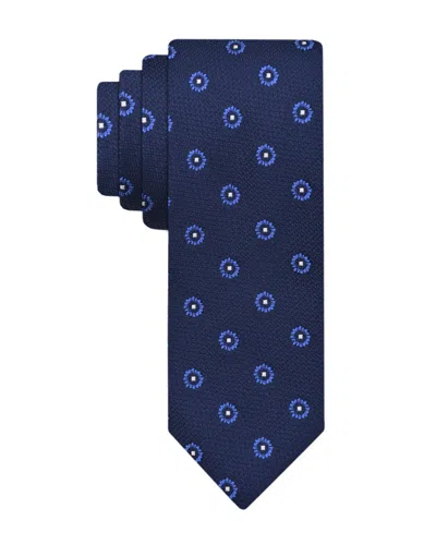 Tommy Hilfiger Men's Burnside Floral Medallion Classic Tie In Navy
