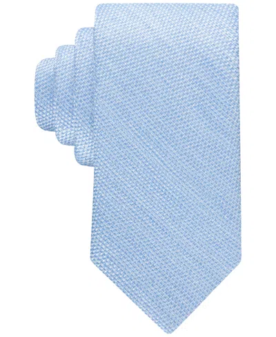 Tommy Hilfiger Men's Calexico Solid Textured Tie In Blue