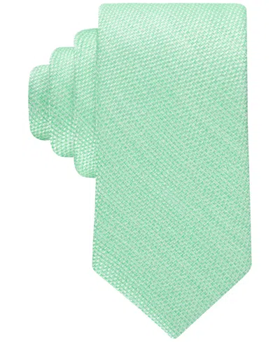 Tommy Hilfiger Men's Calexico Solid Textured Tie In Green