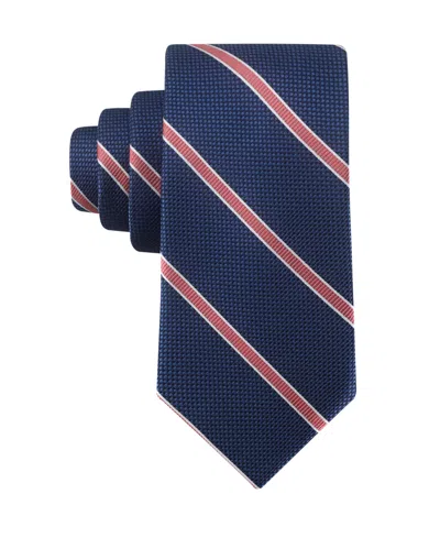 Tommy Hilfiger Men's Camby Stripe Classic Tie In Blue