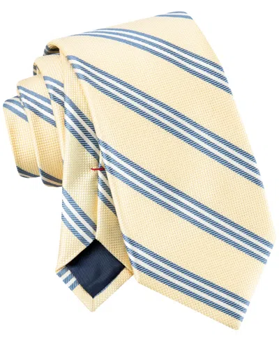 Tommy Hilfiger Men's Campbell Stripe Tie In Yellow