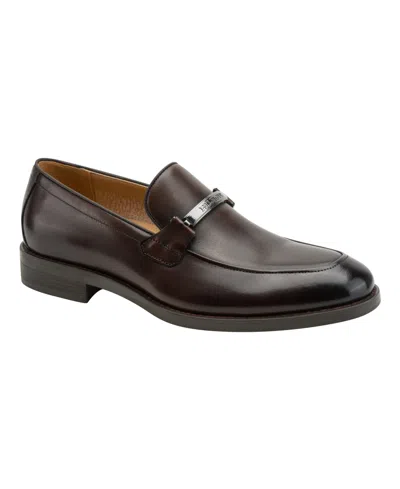 Tommy Hilfiger Men's Caydin Round Toe Dress Loafers In Brown