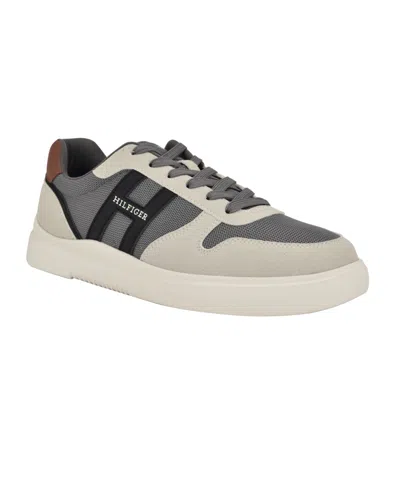 Tommy Hilfiger Men's Cetus Casual Lace Up Sneakers In Grey Multi