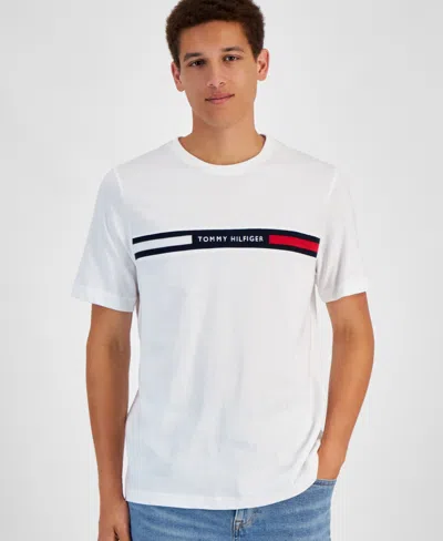 TOMMY HILFIGER MEN'S CHEST INSERT LOGO SHORT SLEEVE T-SHIRT