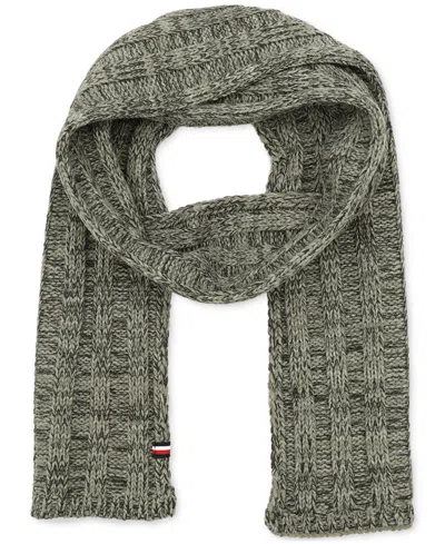 Tommy Hilfiger Men's Chunky Ribbed Scarf In Desert Sky
