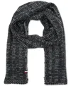 Tommy Hilfiger Men's Chunky Ribbed Scarf In Medium Grey