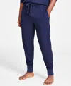 Tommy Hilfiger Men's Classic-fit Waffle-knit Thermal Pajama Joggers In Navy