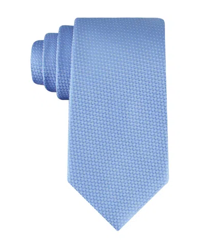 Tommy Hilfiger Men's Claudia Geometric Motif Pattern Tie In Blue