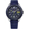 Tommy Hilfiger Men's Cody Blue Dial Watch In Blue