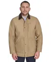 Tommy Hilfiger Men's Collared Barn Coat In Brown