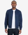 Tommy Hilfiger Men's Collared Bomber Jacket In Blue