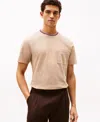 Tommy Hilfiger Men's Color-block Pocket Pique T-shirt In Neutral