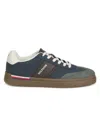 Tommy Hilfiger Men's Colorblocked Low-top Sneakers In Gray