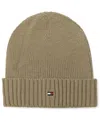 Tommy Hilfiger Men's Core Flag Rib Cuff Hat In Brown